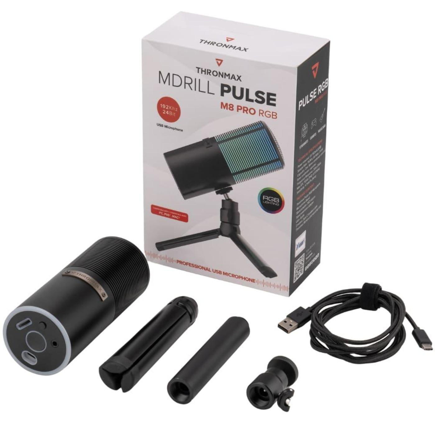 Микрофон Thronmax PULSE PRO M8P Чорний (M8PTHRONMAX)