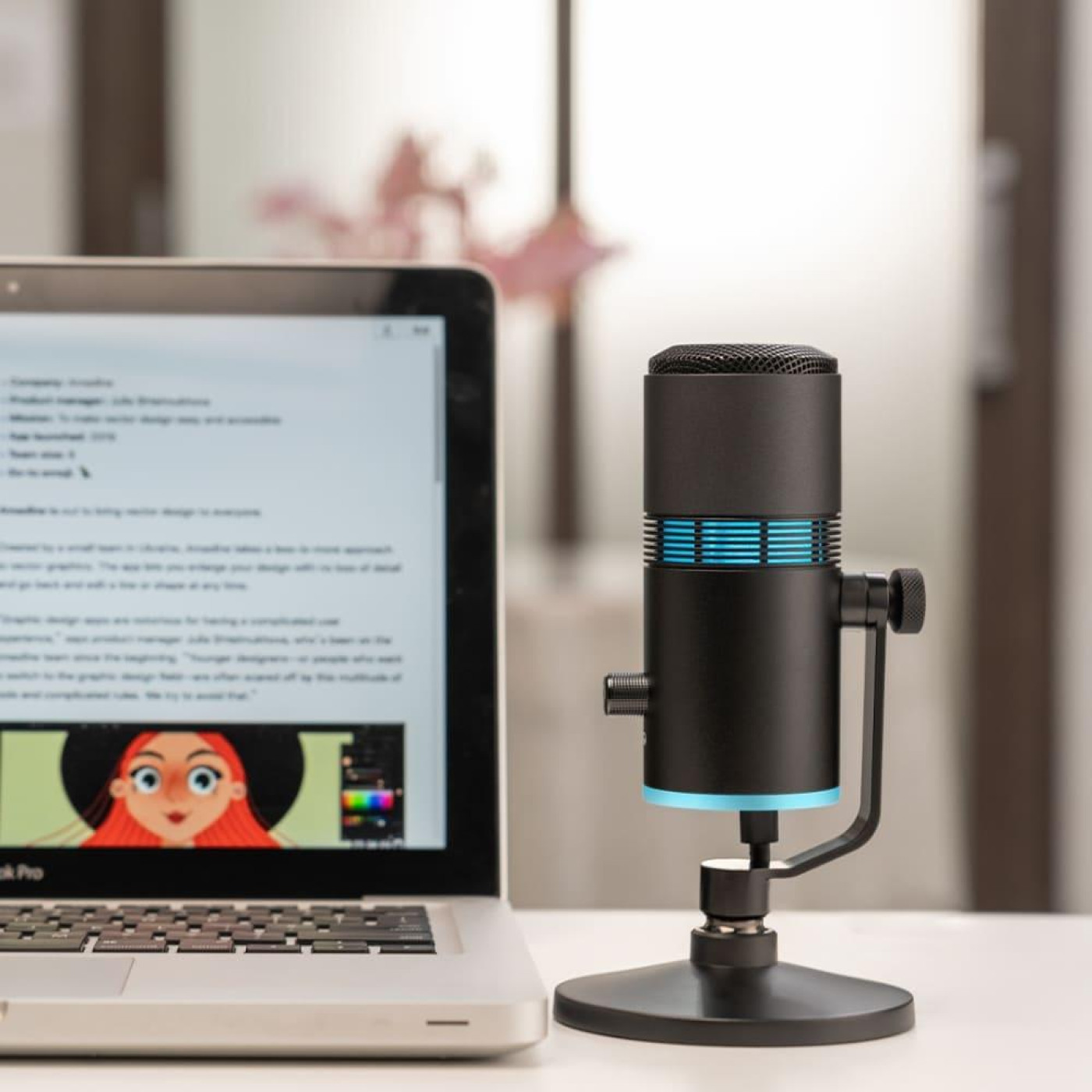 Микрофон Thronmax V8 Чорний (V8THRONMAX)