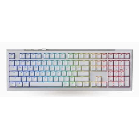 Клавіатура Ducky One X Wireless Magnetic White (ON2408AST3-DAUSPDOECL2WW1)