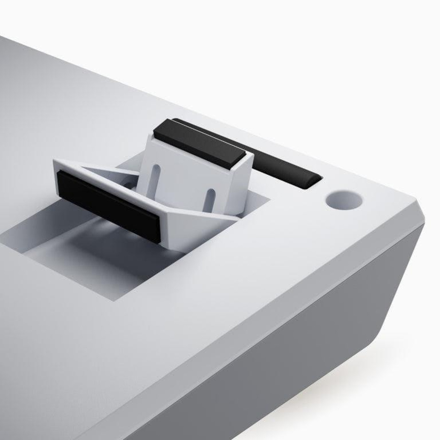 Клавиатура Ducky One X Wireless Magnetic White (ON2408AST3-DAUSPDOECL2WW1)