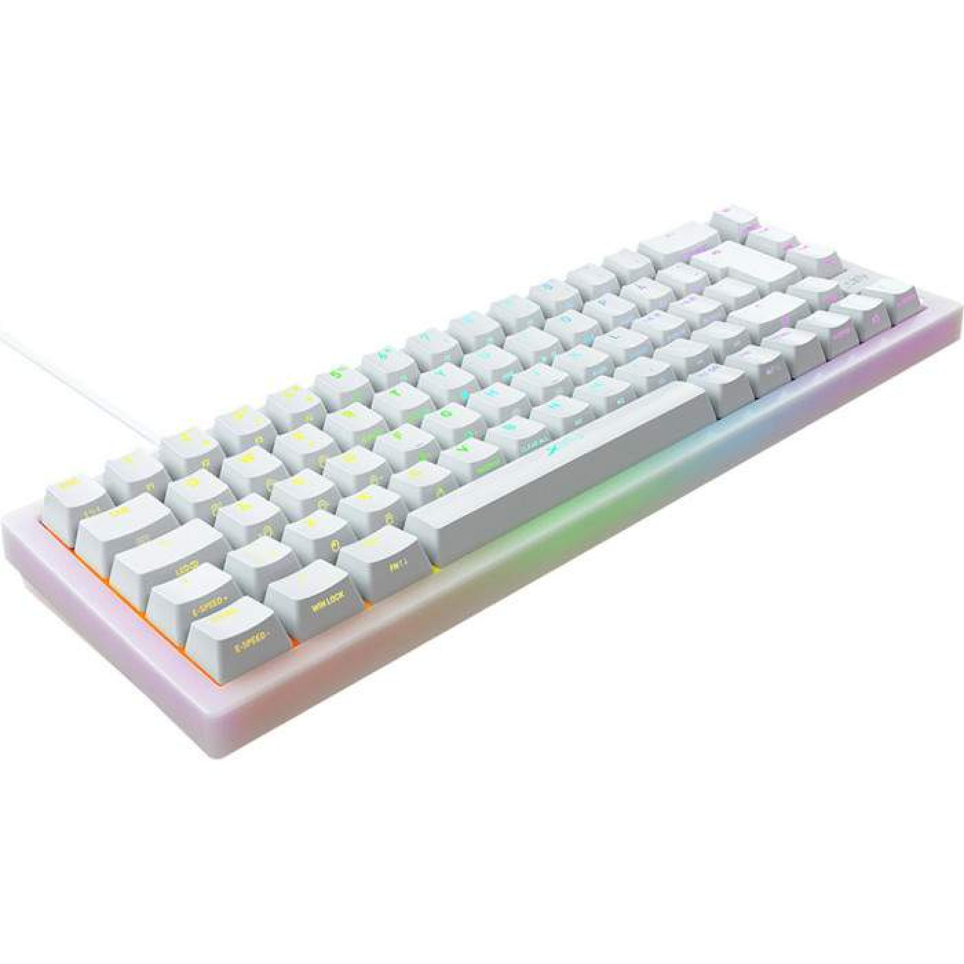 Клавиатура Cherry Xtrfy K5 68 keys Kailh Red Hot-swap RGB White (K5-RGB-CPT-TPWHITE-R-UKR)