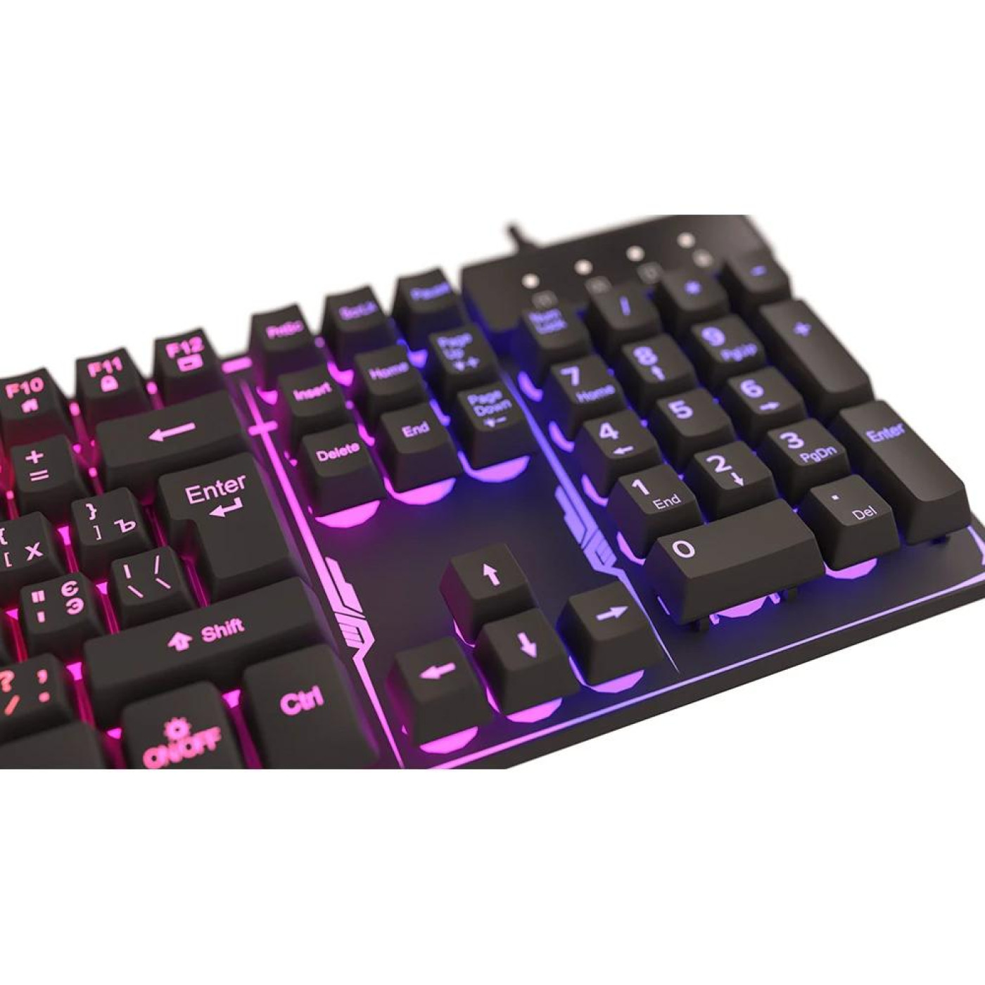 Клавиатура GamePro GK576 Nitro+ RGB USB Black (GK576)