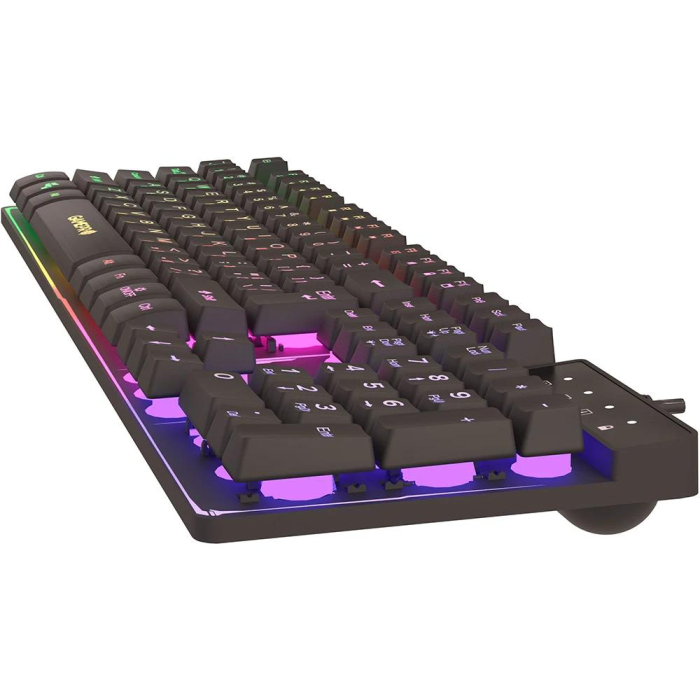 Клавиатура GamePro GK576 Nitro+ RGB USB Black (GK576)