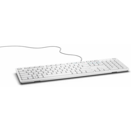 Клавіатура Dell Multimedia Keyboard-KB216 - White (580-ADGM)