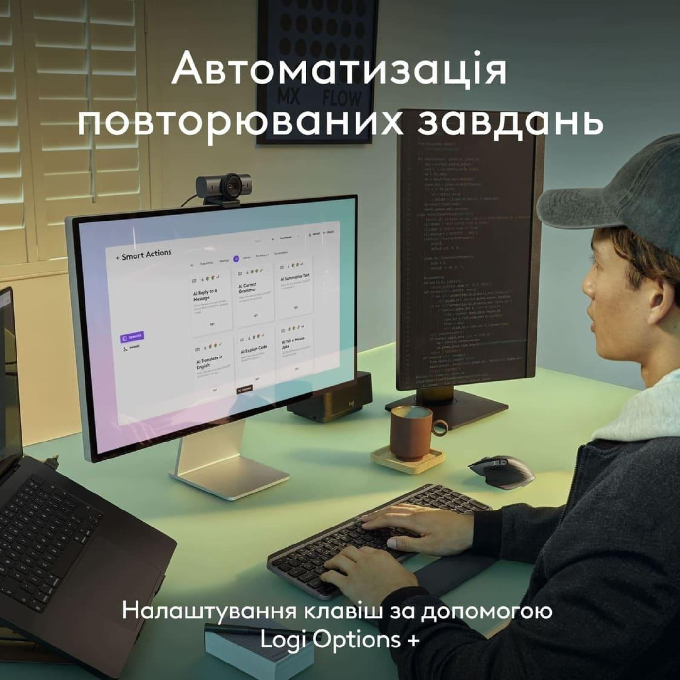 Клавиатура Logitech MX Keys S for Mac Wireless Space Grey (920-011637)