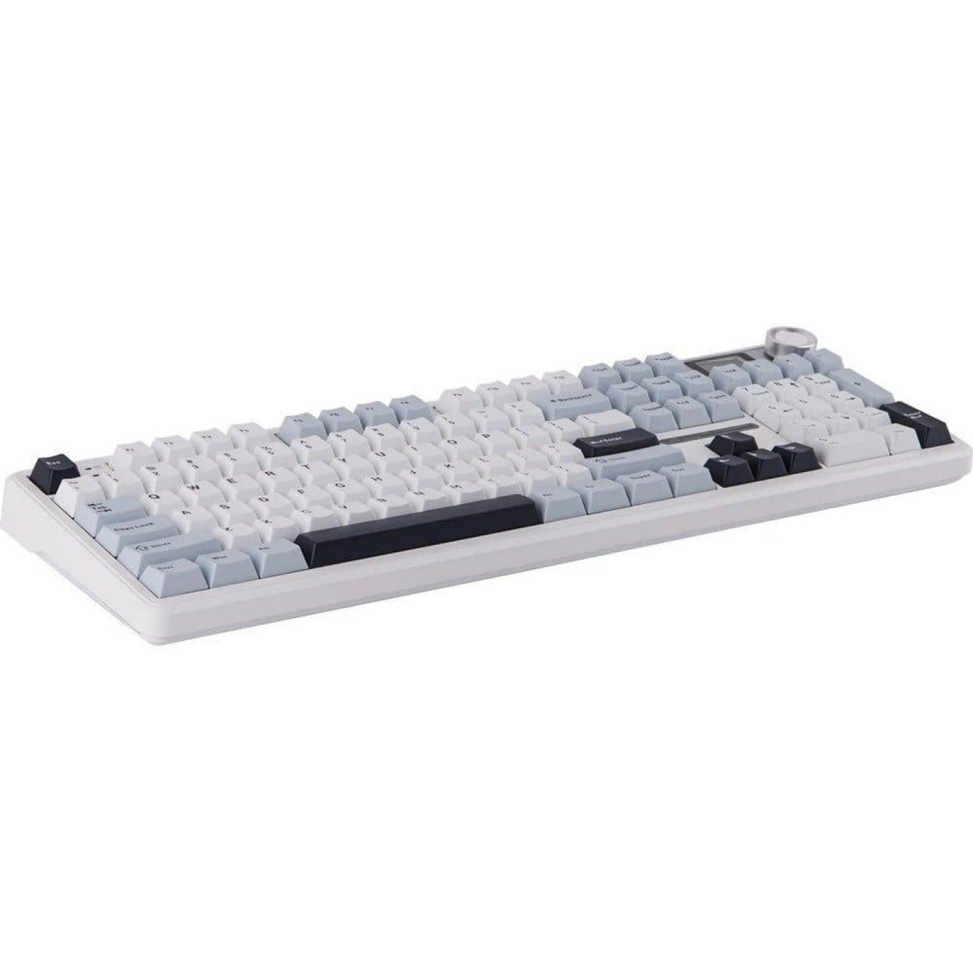 Клавіатура Aula F108 Pro Wireless Gasket Keyboard Reaper Switch 2.4G/BT EN/UA White (6978080501318)