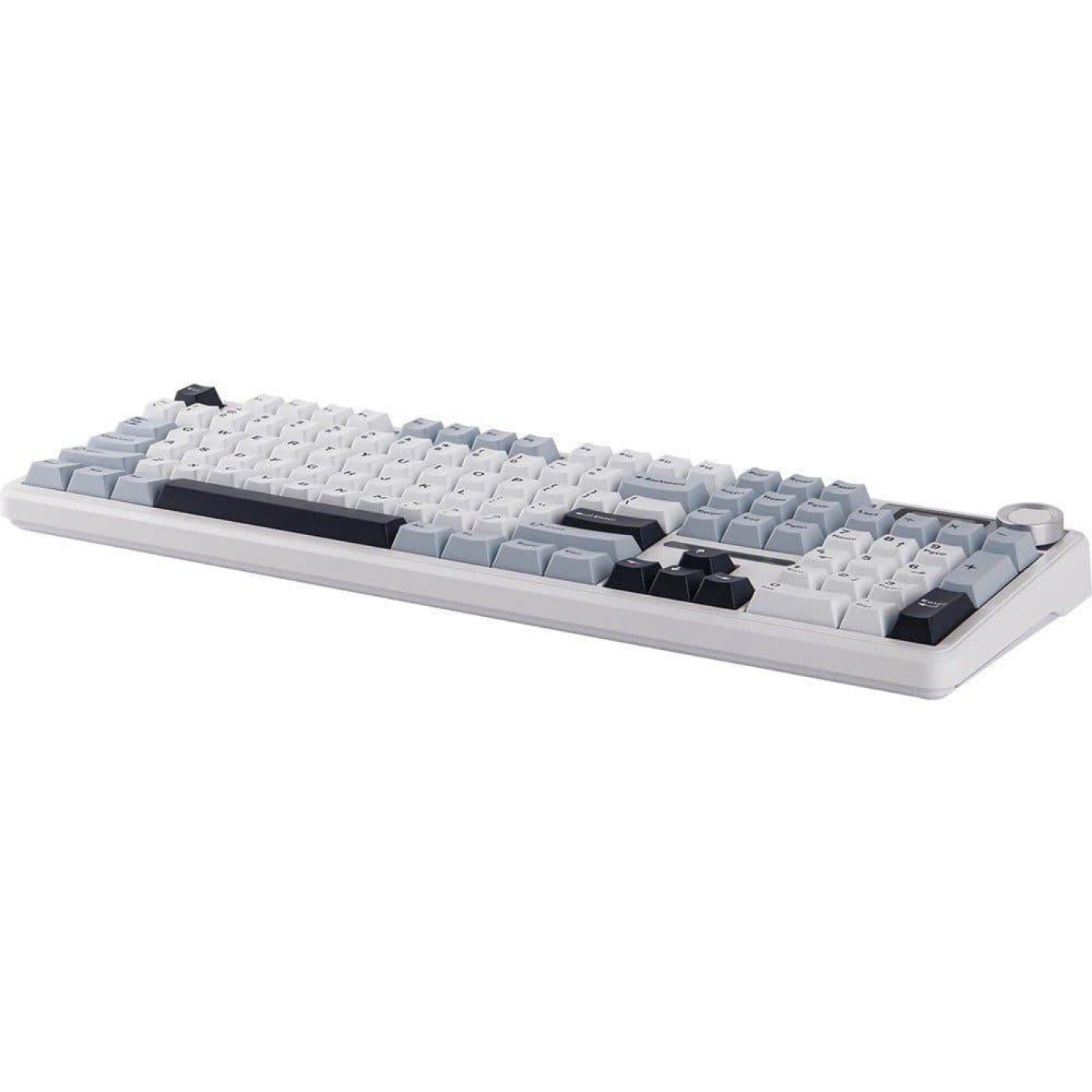 Клавіатура Aula F108 Pro Wireless Gasket Keyboard Reaper Switch 2.4G/BT EN/UA White (6978080501318)