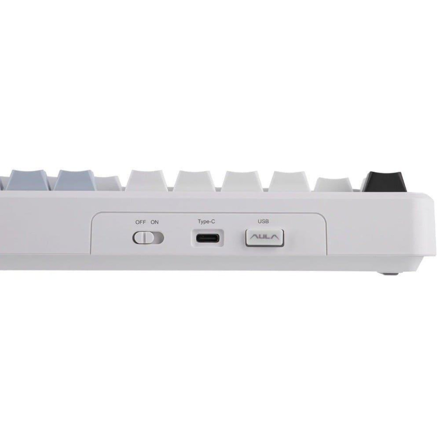 Клавіатура Aula F108 Pro Wireless Gasket Keyboard Reaper Switch 2.4G/BT EN/UA White (6978080501318)