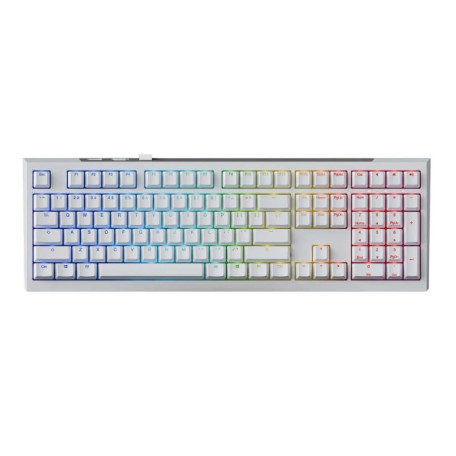Клавіатура Ducky One X Wireless Magnetic White (ON2408AST3-DAUSPDOECL2WW1)