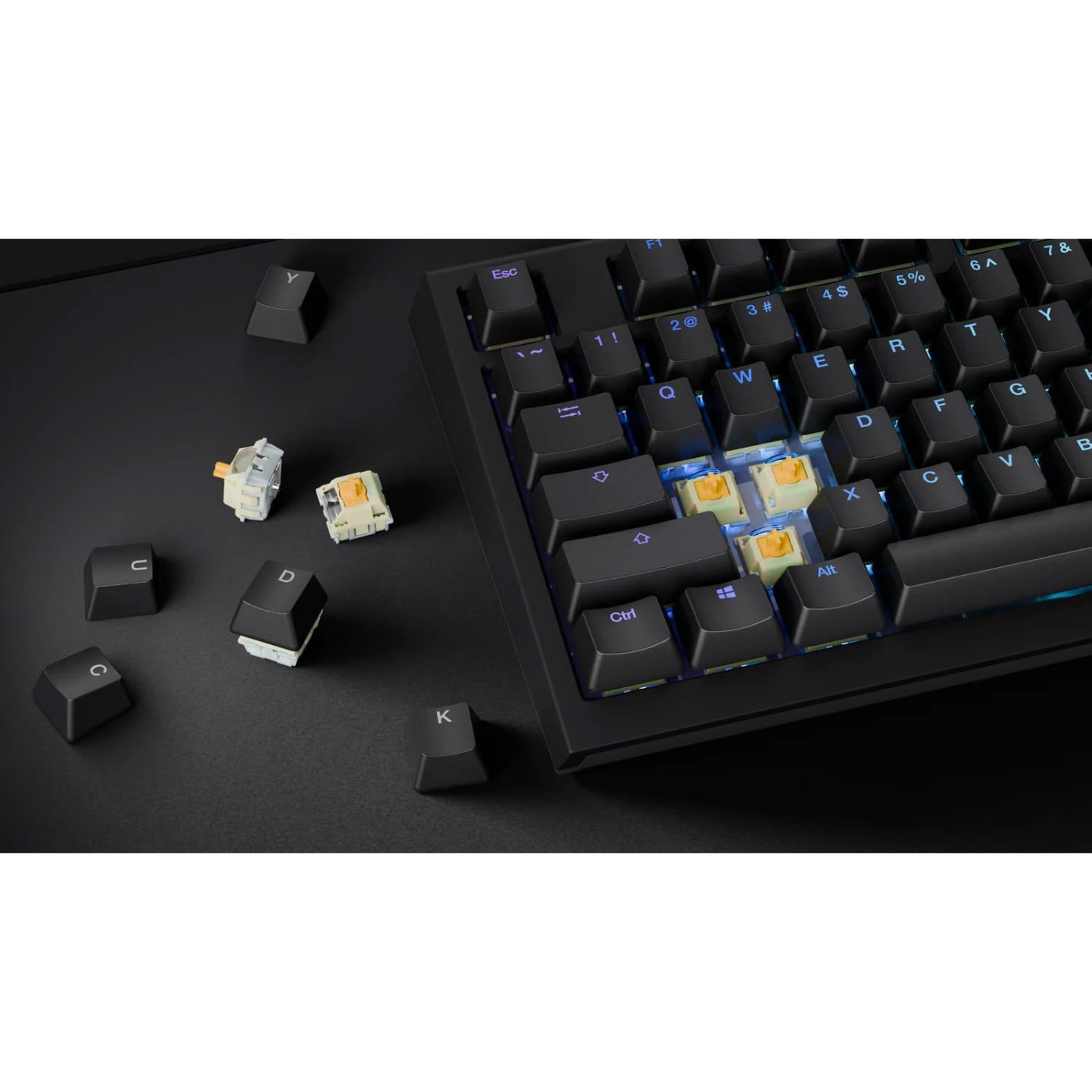 Клавіатура Ducky One X Wireless Magnetic Black (ON2408AST3-DAUSPDOECL1AS1)