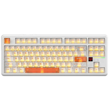 Клавіатура Attack Shark X87 Ultra RGB Meg Shark Switches Wireless (AS-6979033730236-IO) Iced Orange (G-000004501)