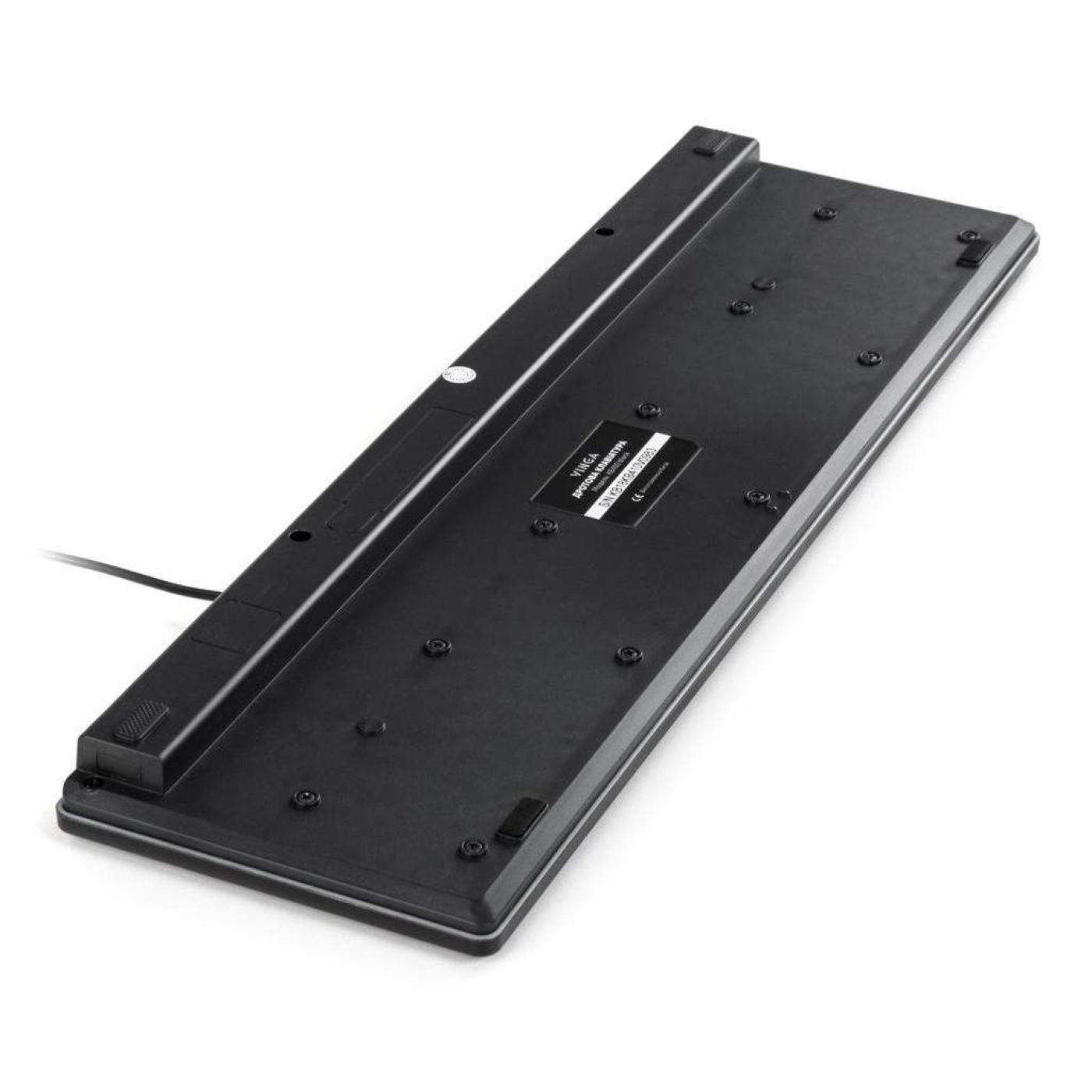 Клавіатура Vinga KB410 USB Black (KB410 Black)