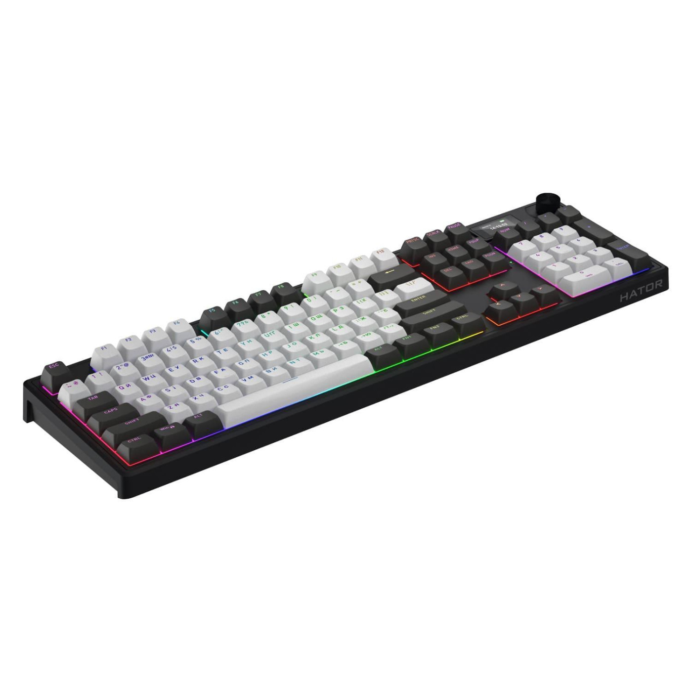 Клавиатура HATOR Skyfall 100 PRO Silent Switches Wireless Grey Black (HTK4100UA)