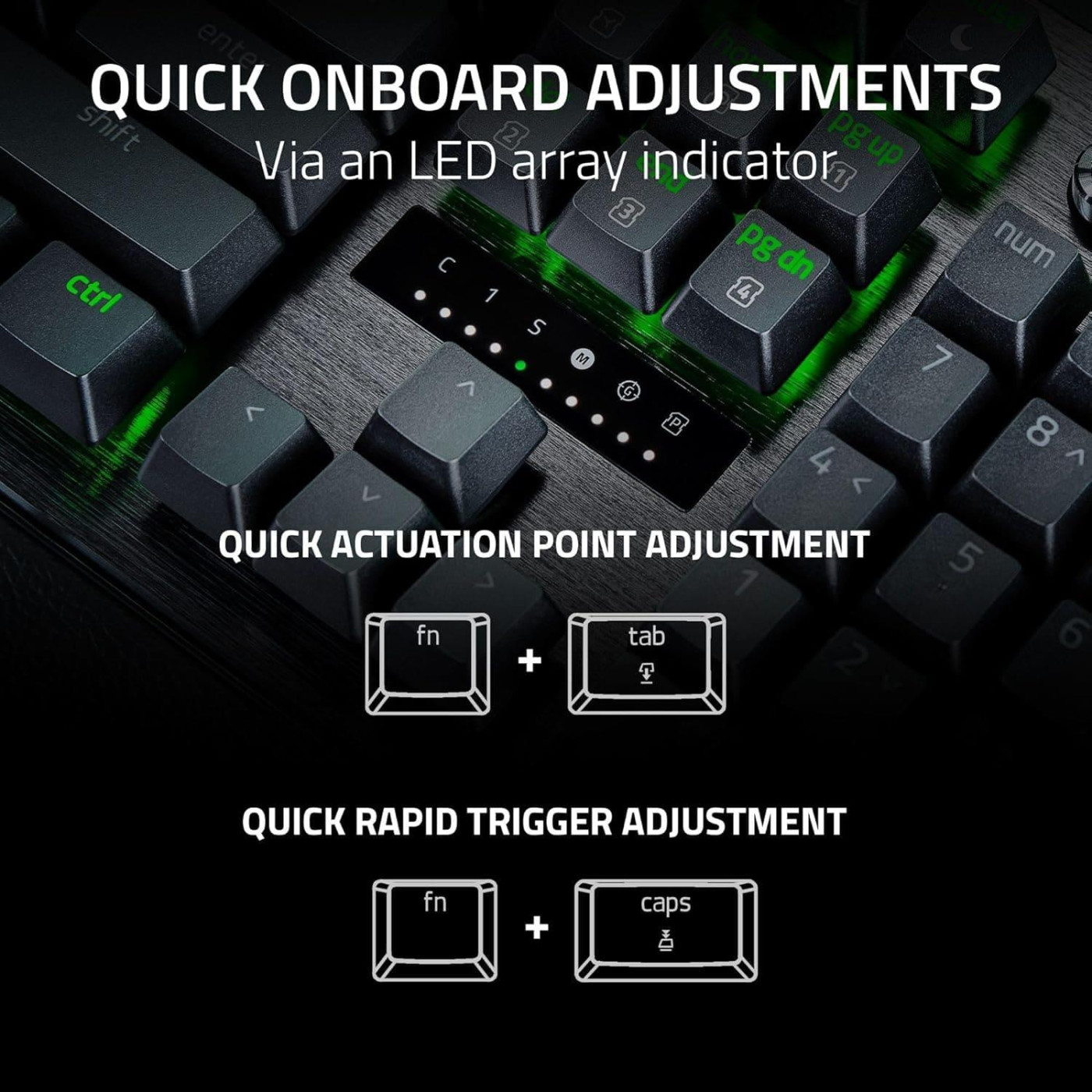 Клавіатура Razer Huntsman V3 Pro 8KHz 104key Analog Optical Switch Gen-2 USB-A EN RGB Black (RZ03-05530100-R3M1)