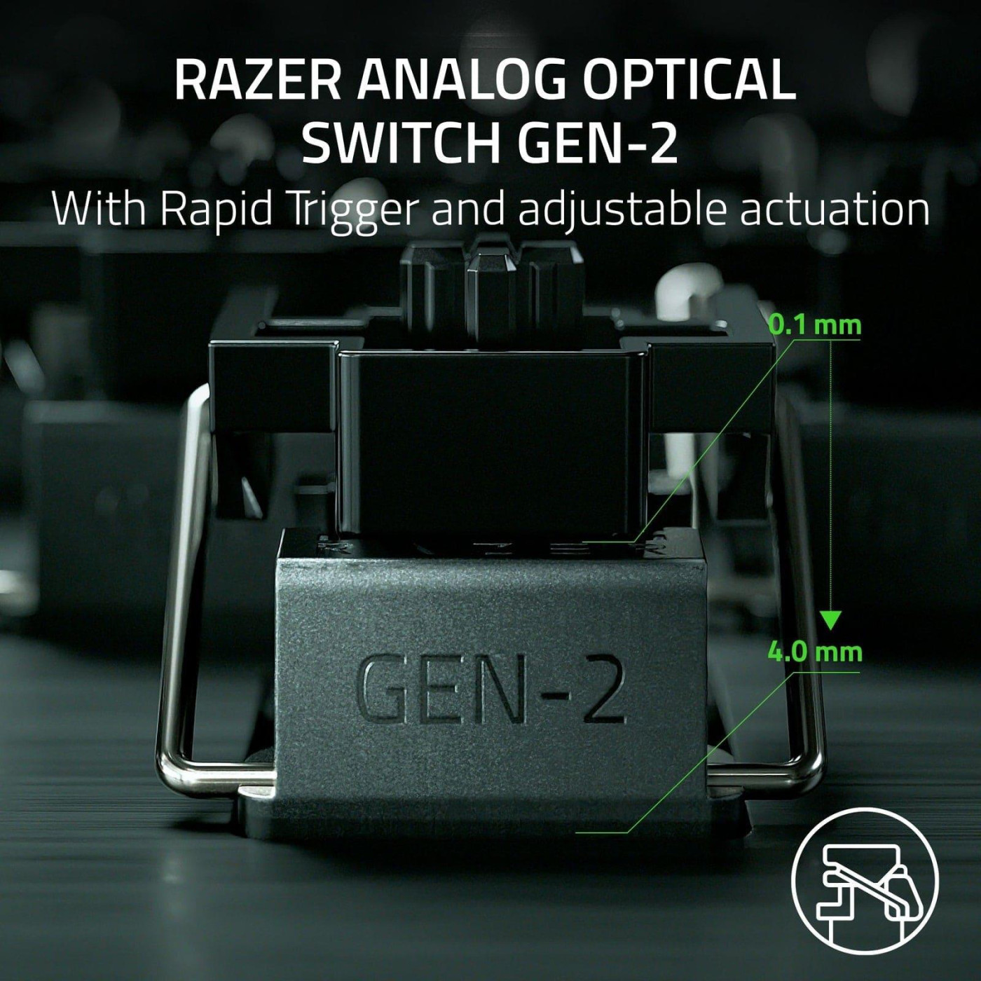 Клавіатура Razer Huntsman V3 Pro TKL 8KHz 84key Analog Optical Switch Gen-2 USB-A EN RGB Black (RZ03-05520100-R3M1)