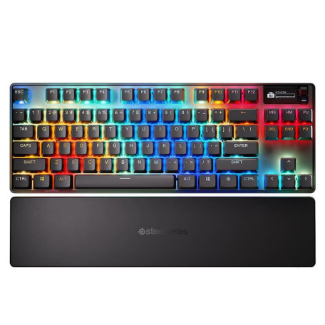 Клавіатура SteelSeries Apex Pro TKL Wireless Gen 3 UA HyperMagnetic OmniPoint 2.0 OLED (64871)