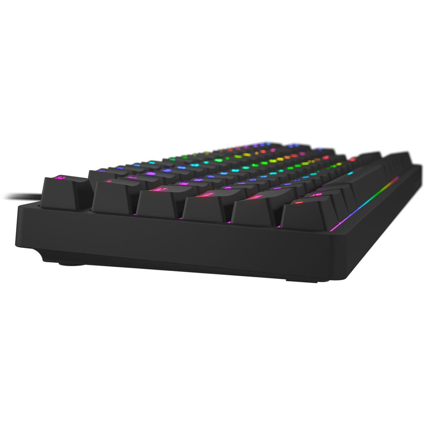 Клавіатура HATOR Rockfall 2 Mecha TKL orange RGB USB Black (HTK-520)
