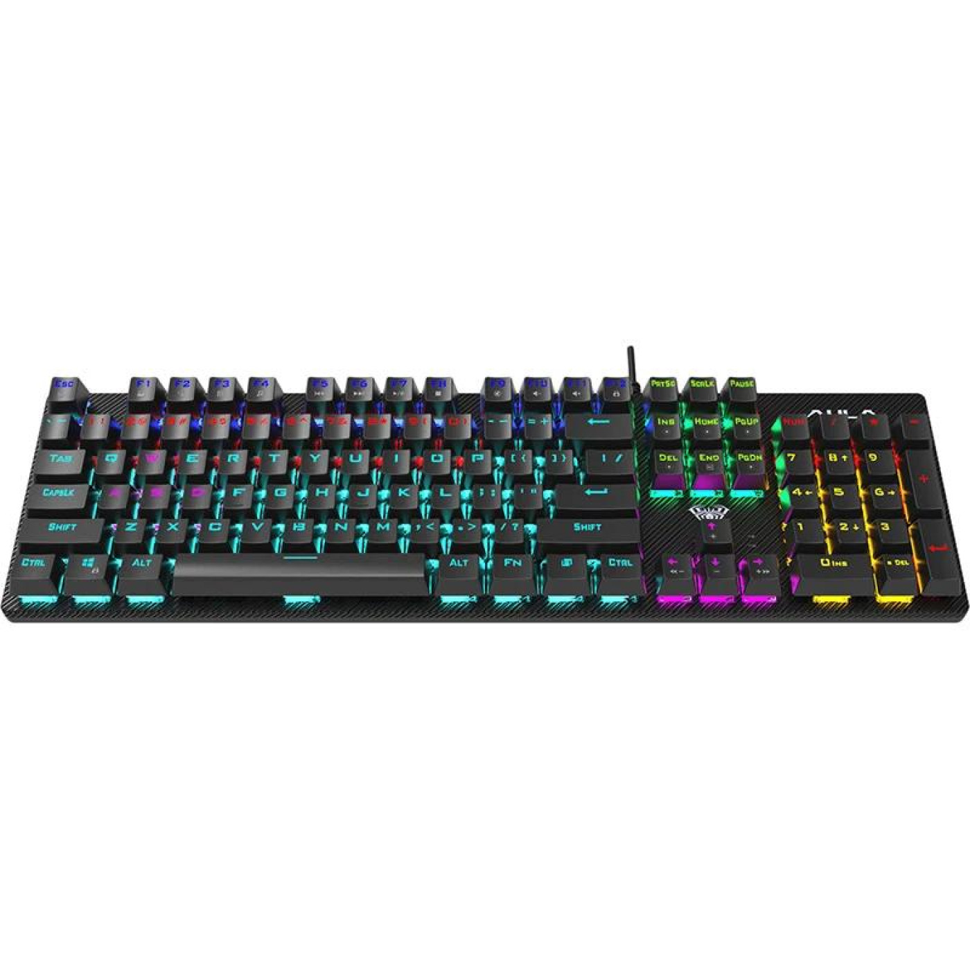 Клавіатура Aula S2022 Black keycap KRGD blue EN/UA (6948391202235)