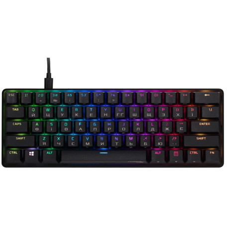 Клавіатура HyperX Alloy Origins 60 HX Red USB Black (4P5N4AA)