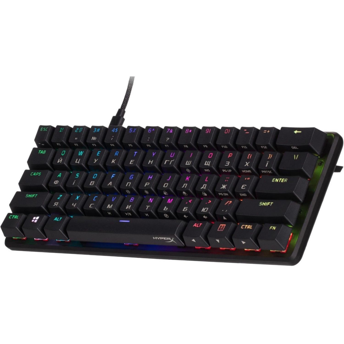 Клавіатура HyperX Alloy Origins 60 HX Red USB Black (4P5N4AA)