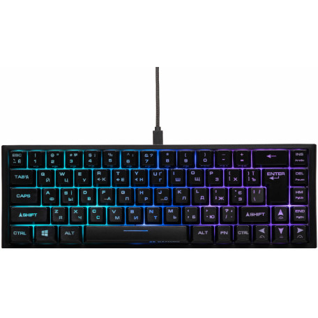Клавіатура 2E Gaming KG350 RGB USB Black (2E-KG350UBK)