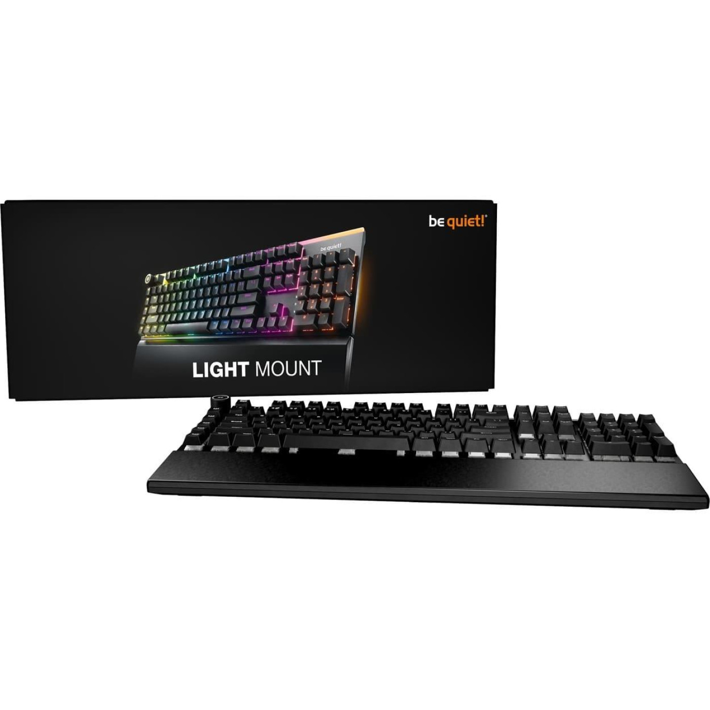 Клавіатура Be quiet! LIGHT MOUNT SILENT | TACTILE (US розкладка) (BT004US)