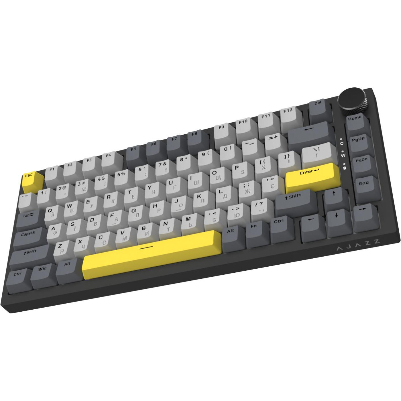 Клавиатура Ajazz AK820 Sea Salt Switch Black (AK820-SS-BGY)