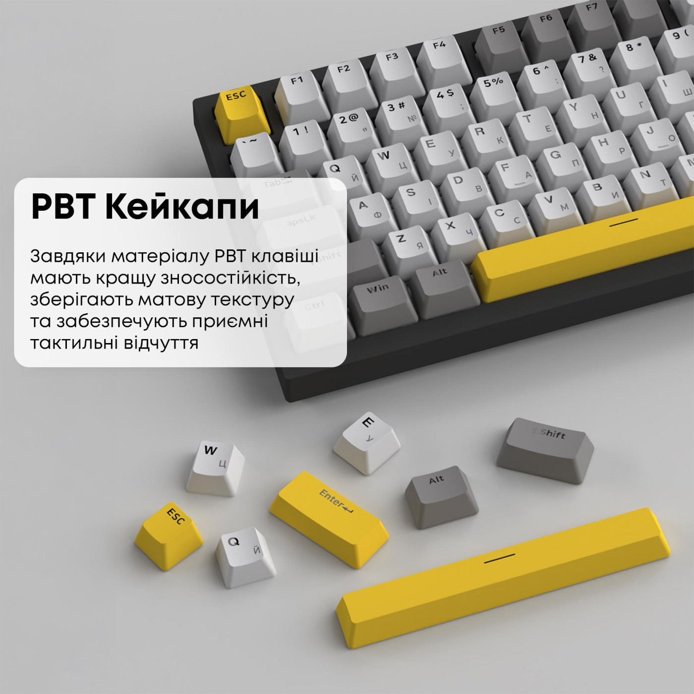 Клавиатура Ajazz AK820 Sea Salt Switch Black (AK820-SS-BGY)
