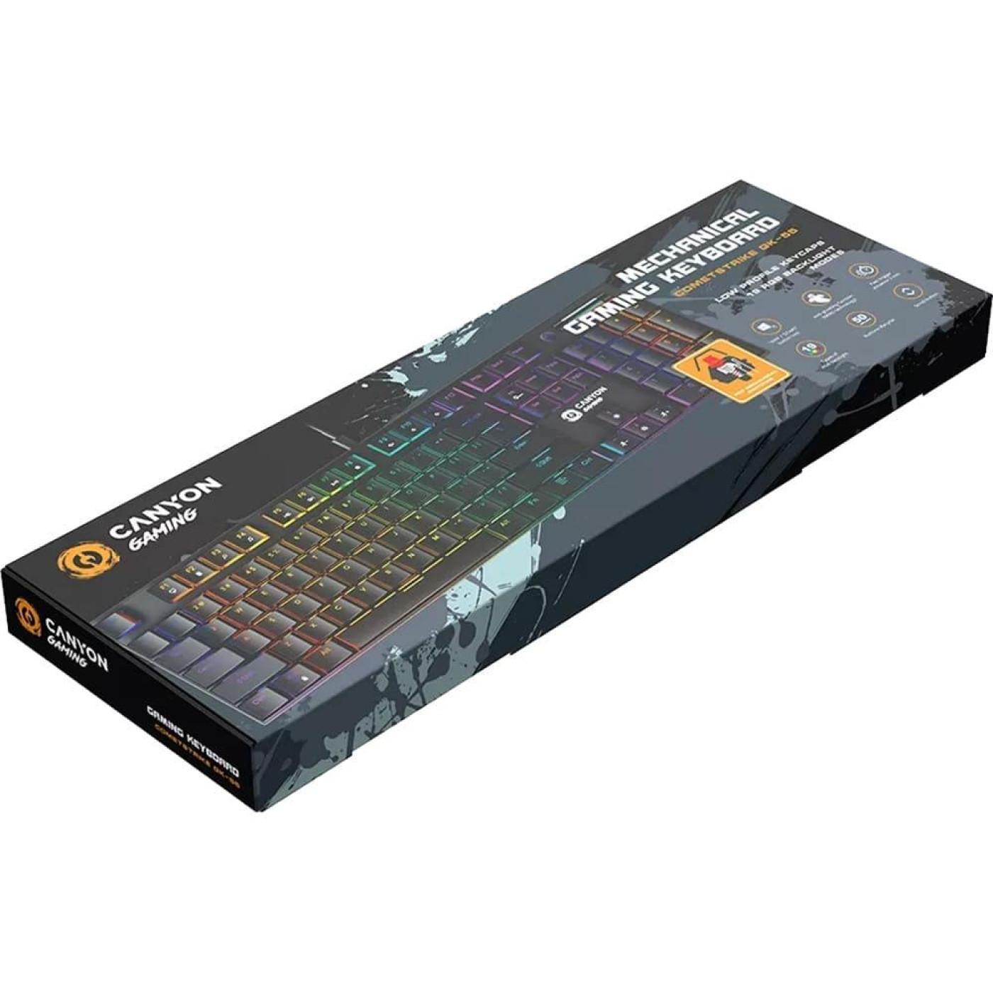 Клавіатура Canyon Cometstrike GK-55 EN Wired (CND-SKB55-US)