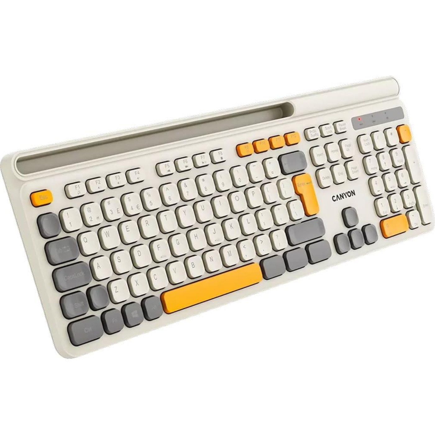 Клавіатура Canyon HKB-W03 EN AAA Wireless Beige (CNS-HKBW03BG)