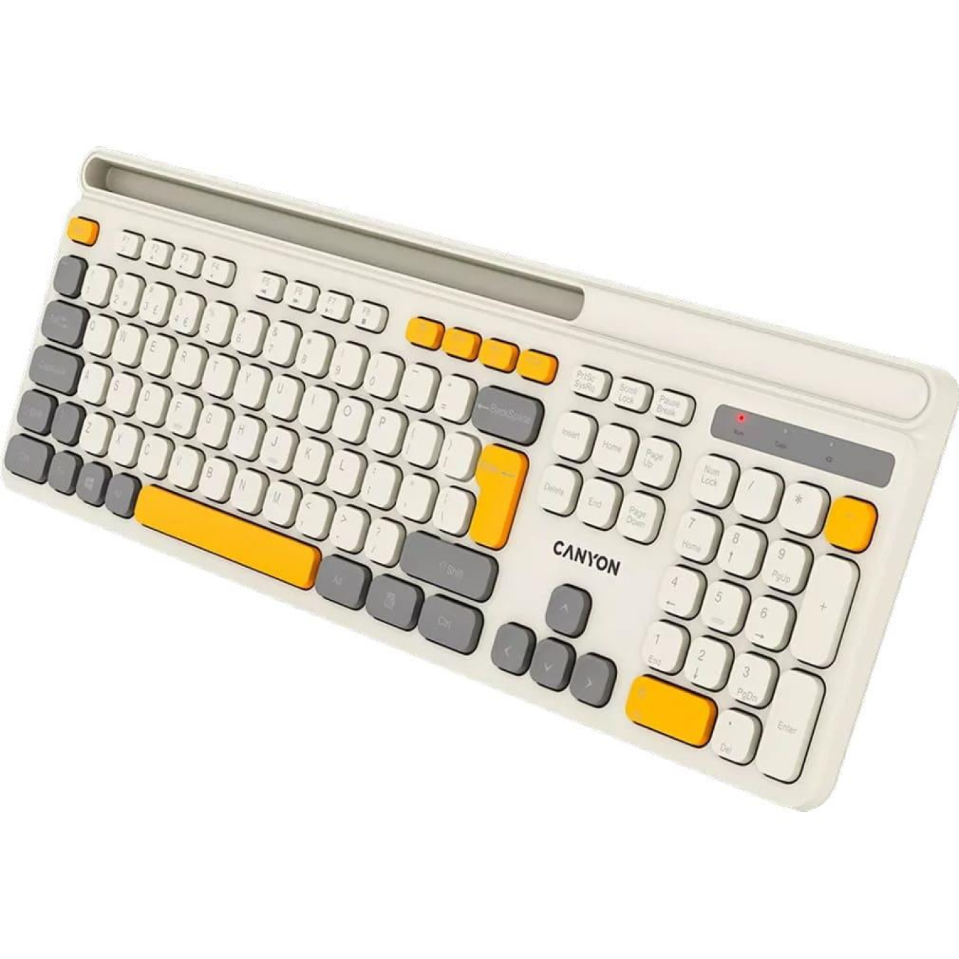 Клавіатура Canyon HKB-W03 EN AAA Wireless Beige (CNS-HKBW03BG)