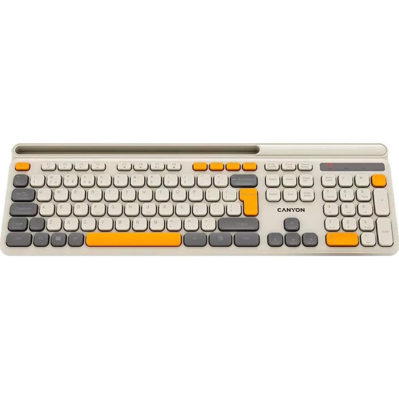 Клавіатура Canyon HKB-W03 EN AAA Wireless Beige (CNS-HKBW03BG)