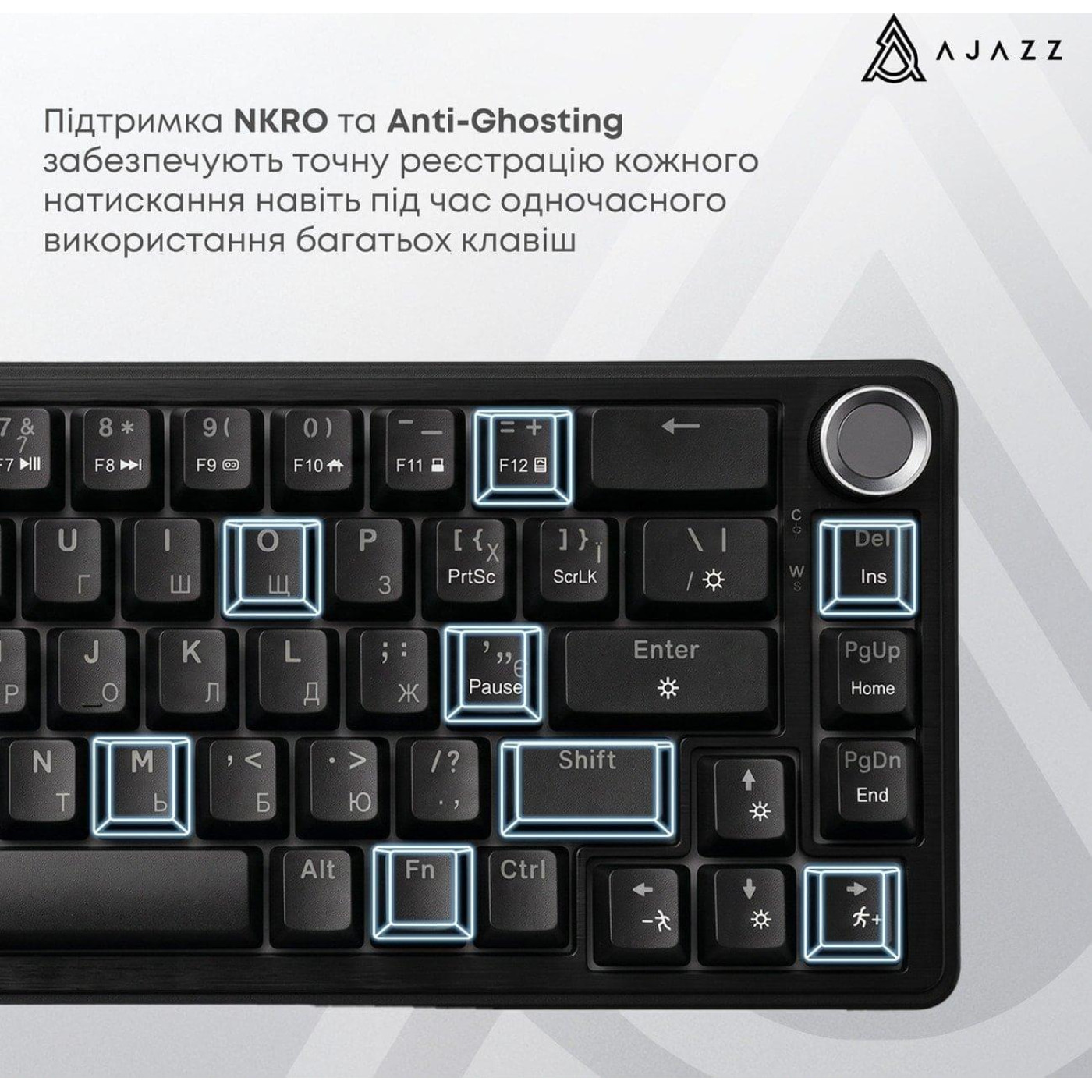 Клавіатура Ajazz AK690 Peach Mist Switch (AK690-PM-B)