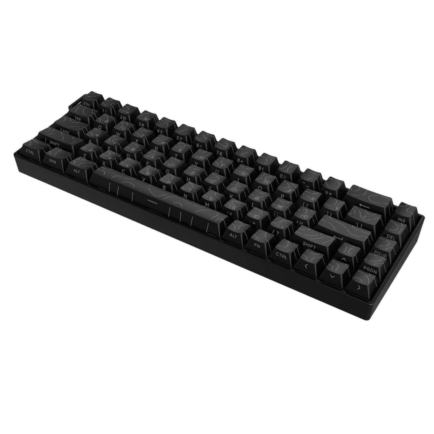 Клавіатура Ajazz AK680 V2 Ice Island Magnetic Switch (AK680-V2-I-S-B)