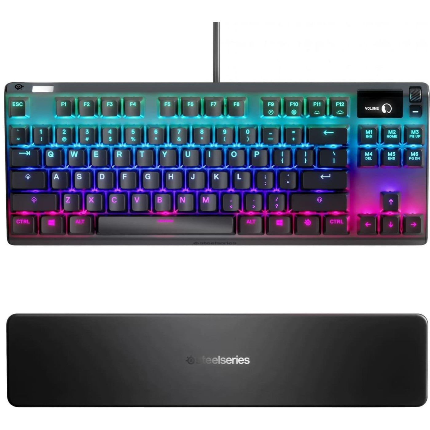 Клавіатура SteelSeries Apex 7 TKL RGB Red Switches USB ENG Black (64770) Б/в