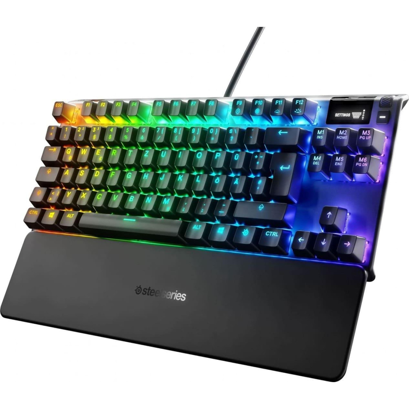 Клавіатура SteelSeries Apex 7 TKL RGB Red Switches USB ENG Black (64770) Б/в