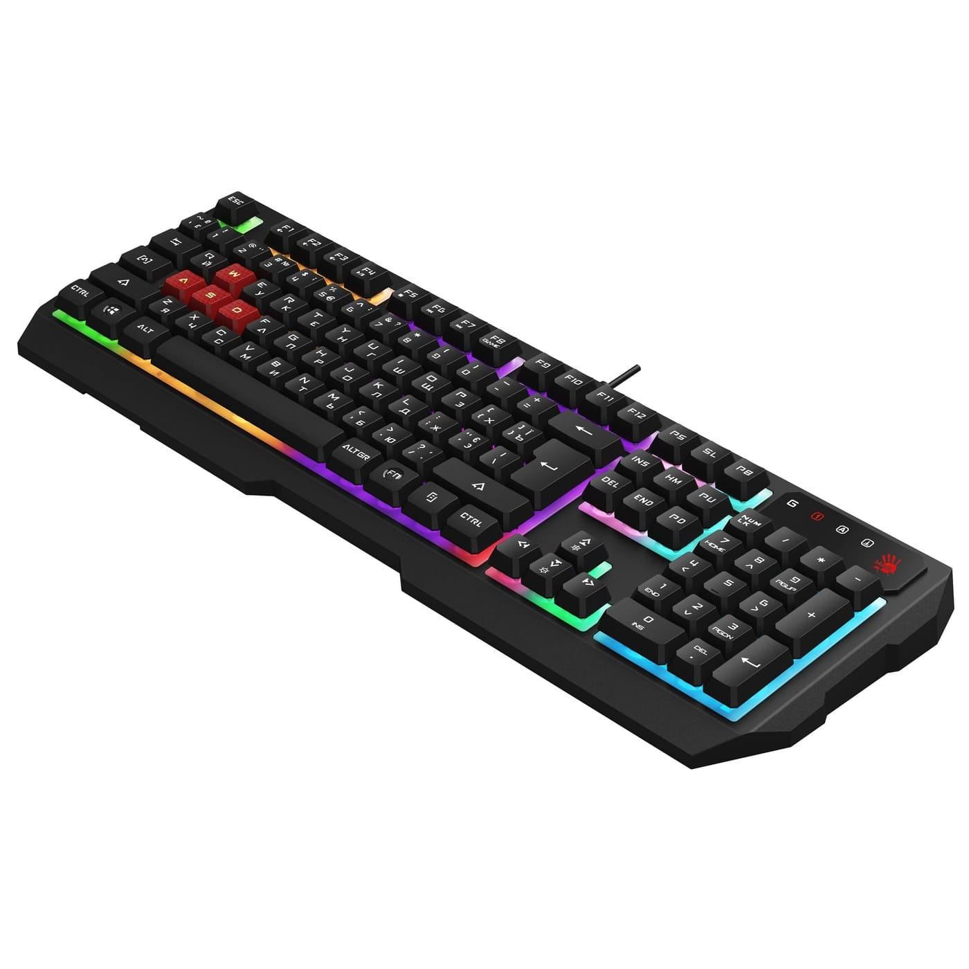 Клавіатура Bloody A4Tech B135N RGB USB Black (B135N (Black))