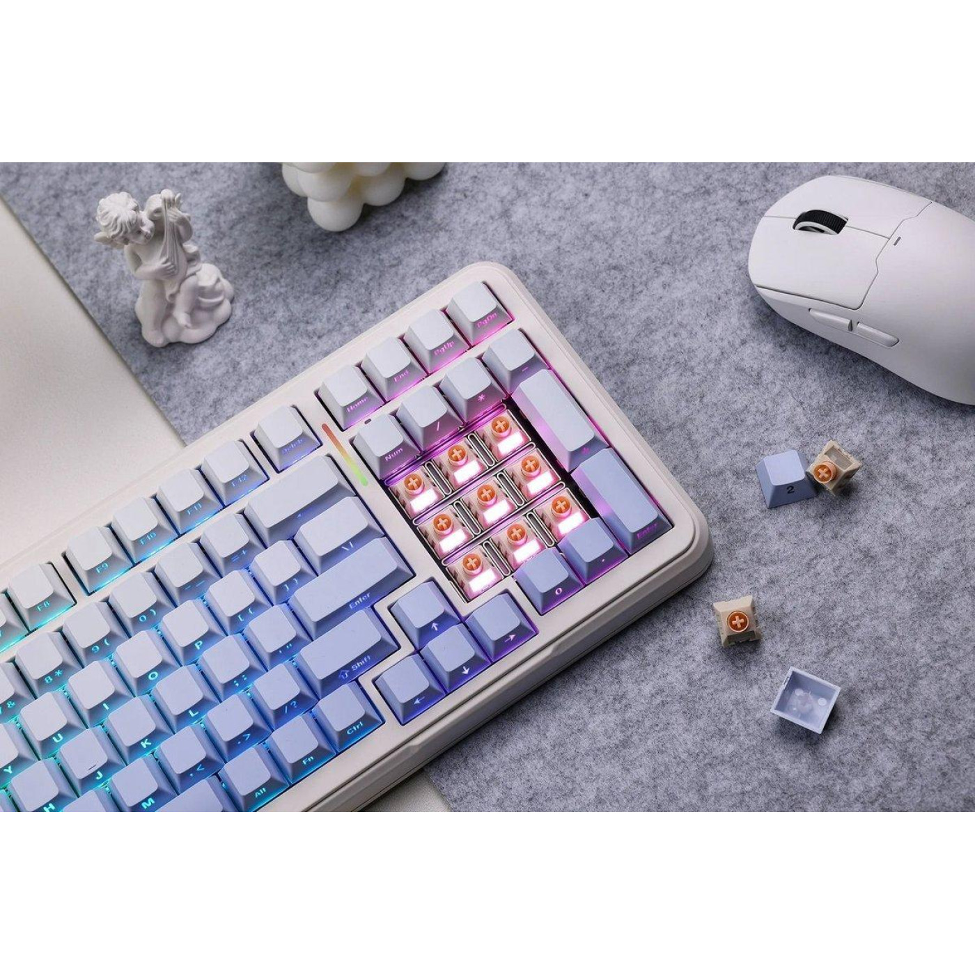 Клавиатура MCHOSE K99 RGB Mechanical Hyacinth Switch Wireless (MC-K99-4A) Horizon Orange (G-000003823)