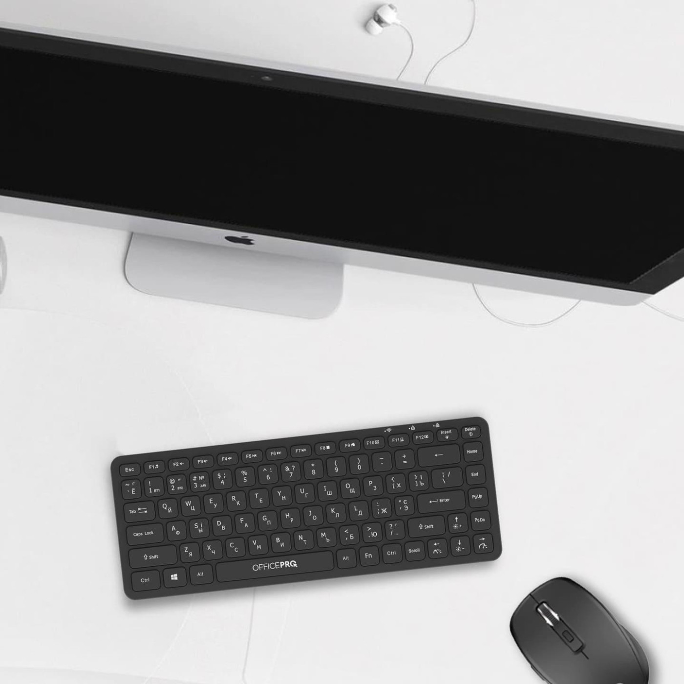 Клавиатура OfficePro SK790B Wireless Black (SK790B)