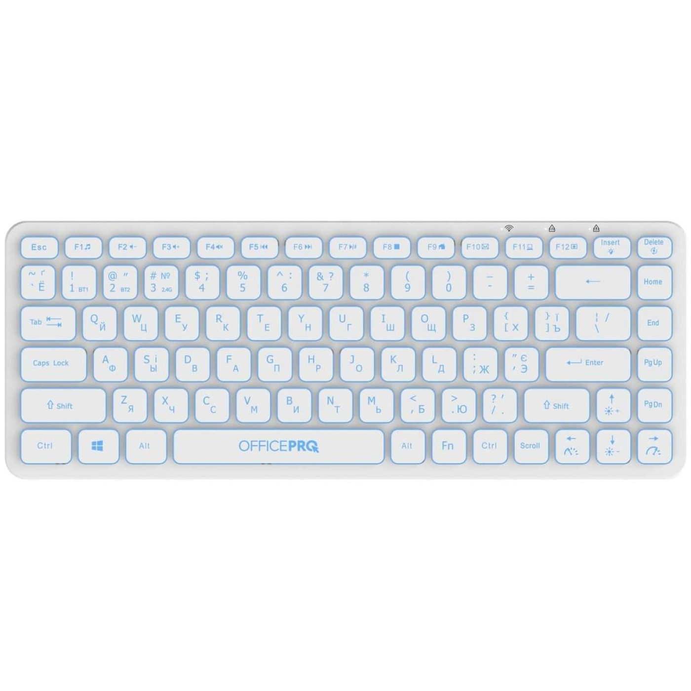 Клавиатура OfficePro SK790W Wireless White (SK790W)