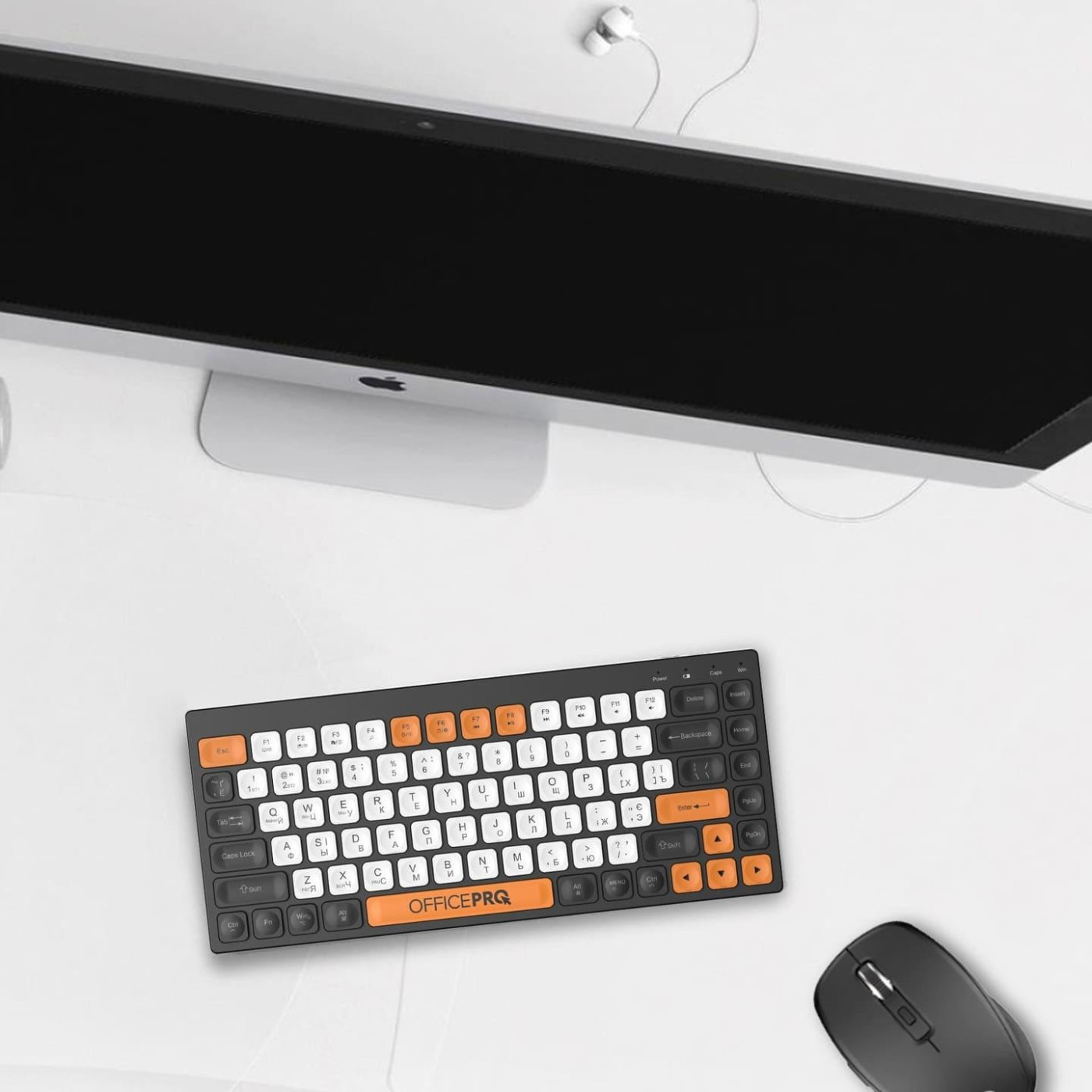 Клавиатура OfficePro SK955B Wireless Black (SK955B)