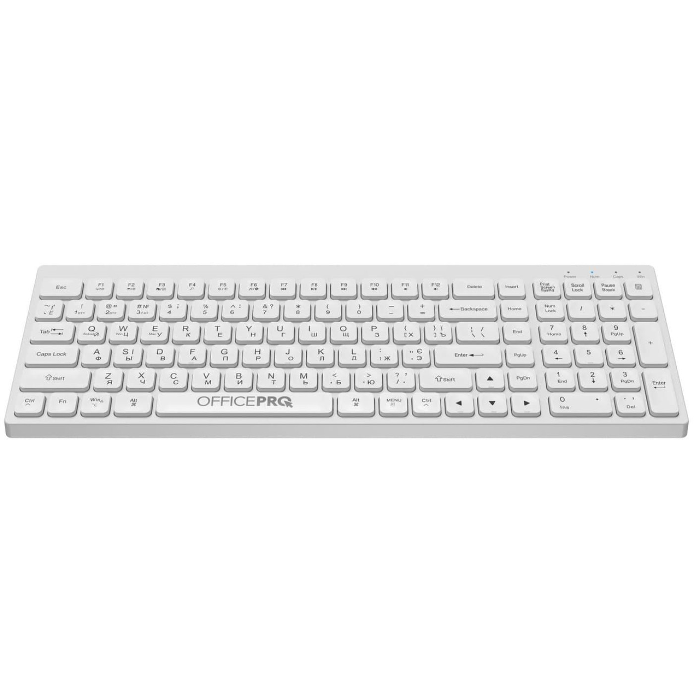 Клавиатура OfficePro SK985W Wireless White (SK985W)