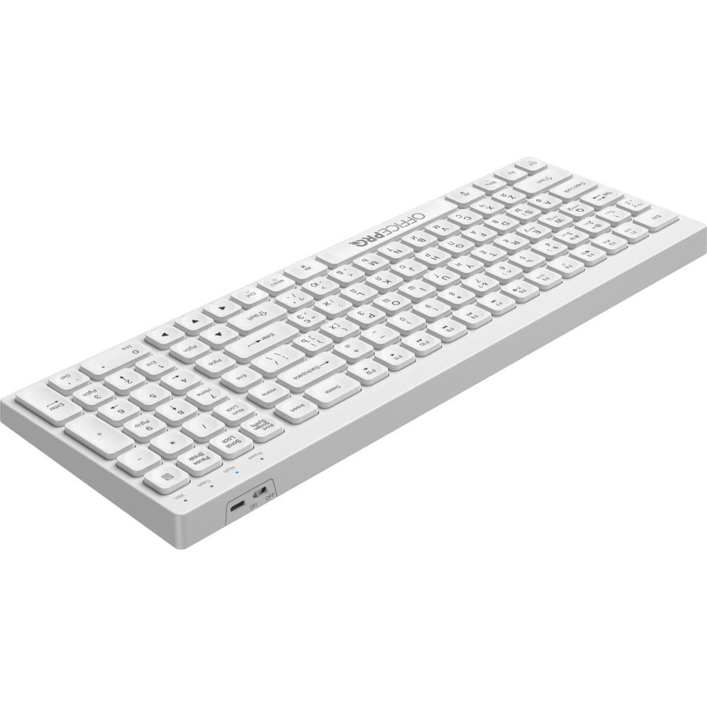 Клавиатура OfficePro SK985W Wireless White (SK985W)