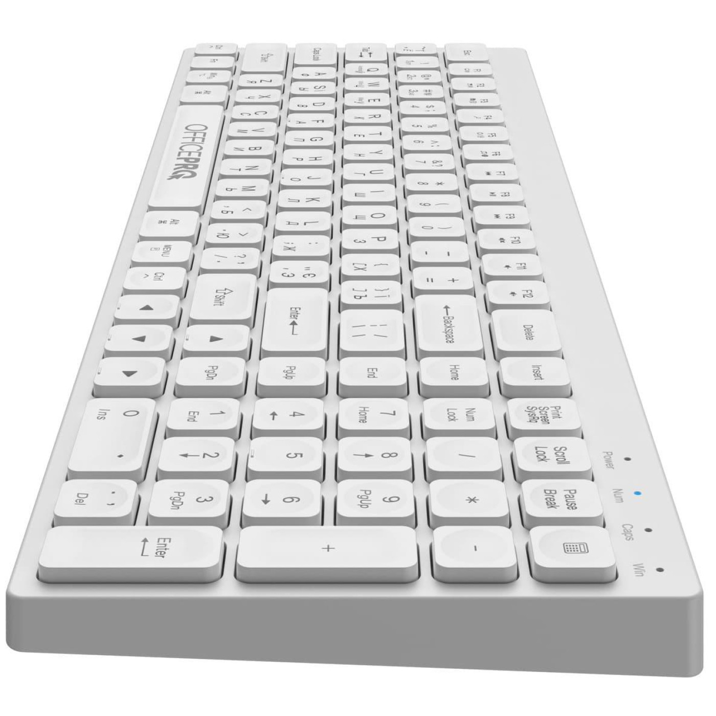 Клавиатура OfficePro SK985W Wireless White (SK985W)