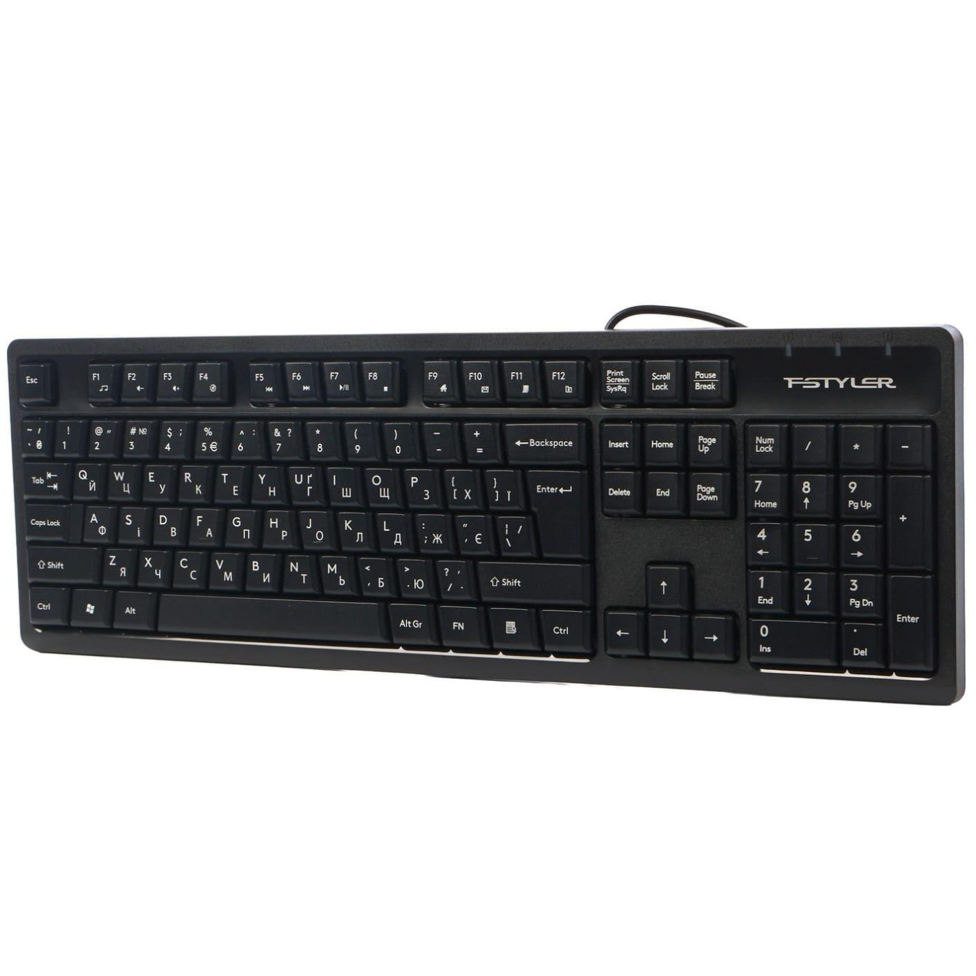Клавіатура A4Tech Fstyler FKS12 (Black) (FKS12 (Black))