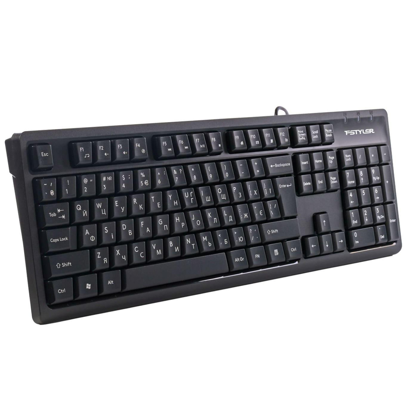 Клавіатура A4Tech Fstyler FKS12 (Black) (FKS12 (Black))
