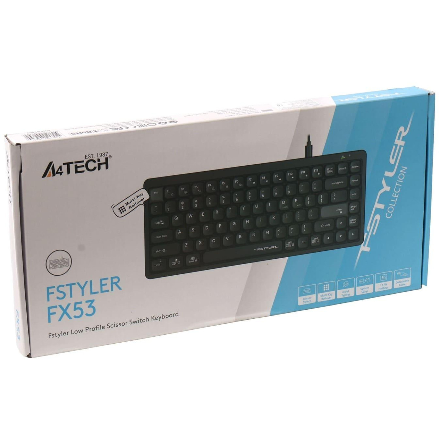 Клавіатура A4Tech A4-Tech Fstyler FX53 (Black) (FX53 (Black))