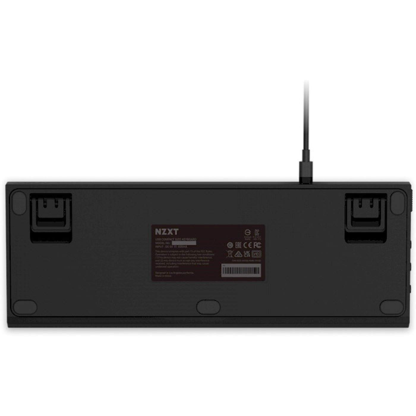 Клавіатура NZXT Function MiniTKL RGB Gateron Linear Red Switches ENG USB Matte Black (KB-175US-BR)