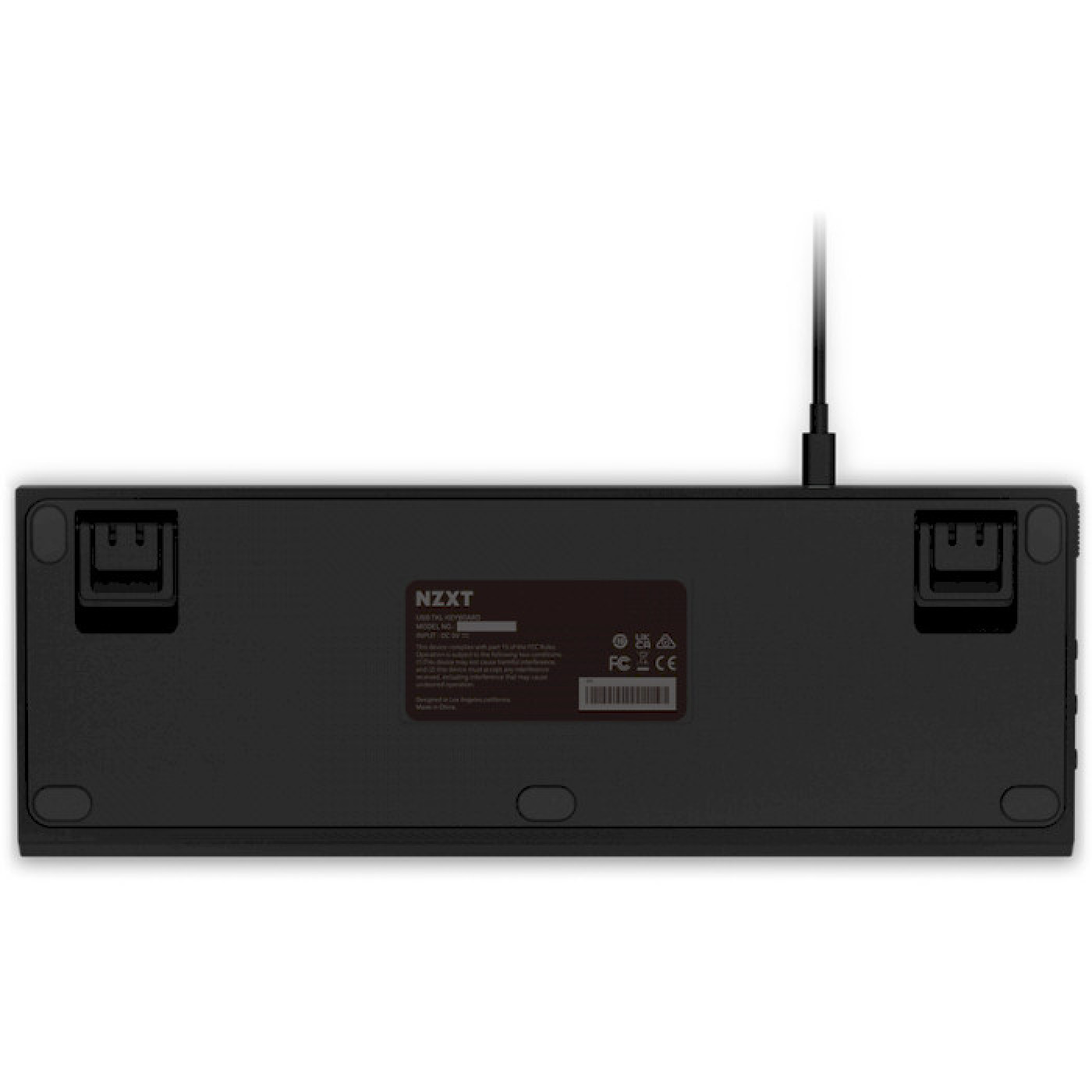 Клавіатура NZXT Function TKL RGB Gateron Linear Red Switches ENG USB Matte White (KB-1TKUS-WR)