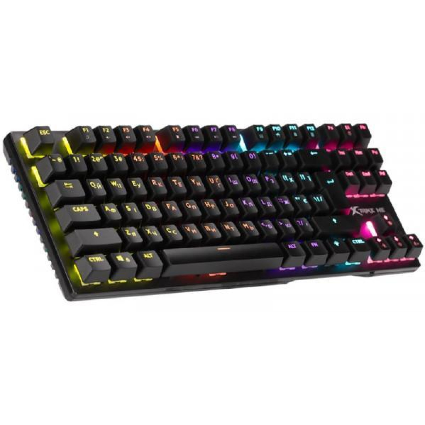 Клавиатура Xtrike Me GK-983 UA 87 Keys Rainbow LED Black (GK-983UA)